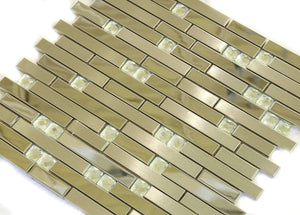 Silver Crescent - Glass + Steel Mix cheap stone veneer clearance - Discount Stones wholesale stone veneer, cheap brick veneer, cultured stone for sale