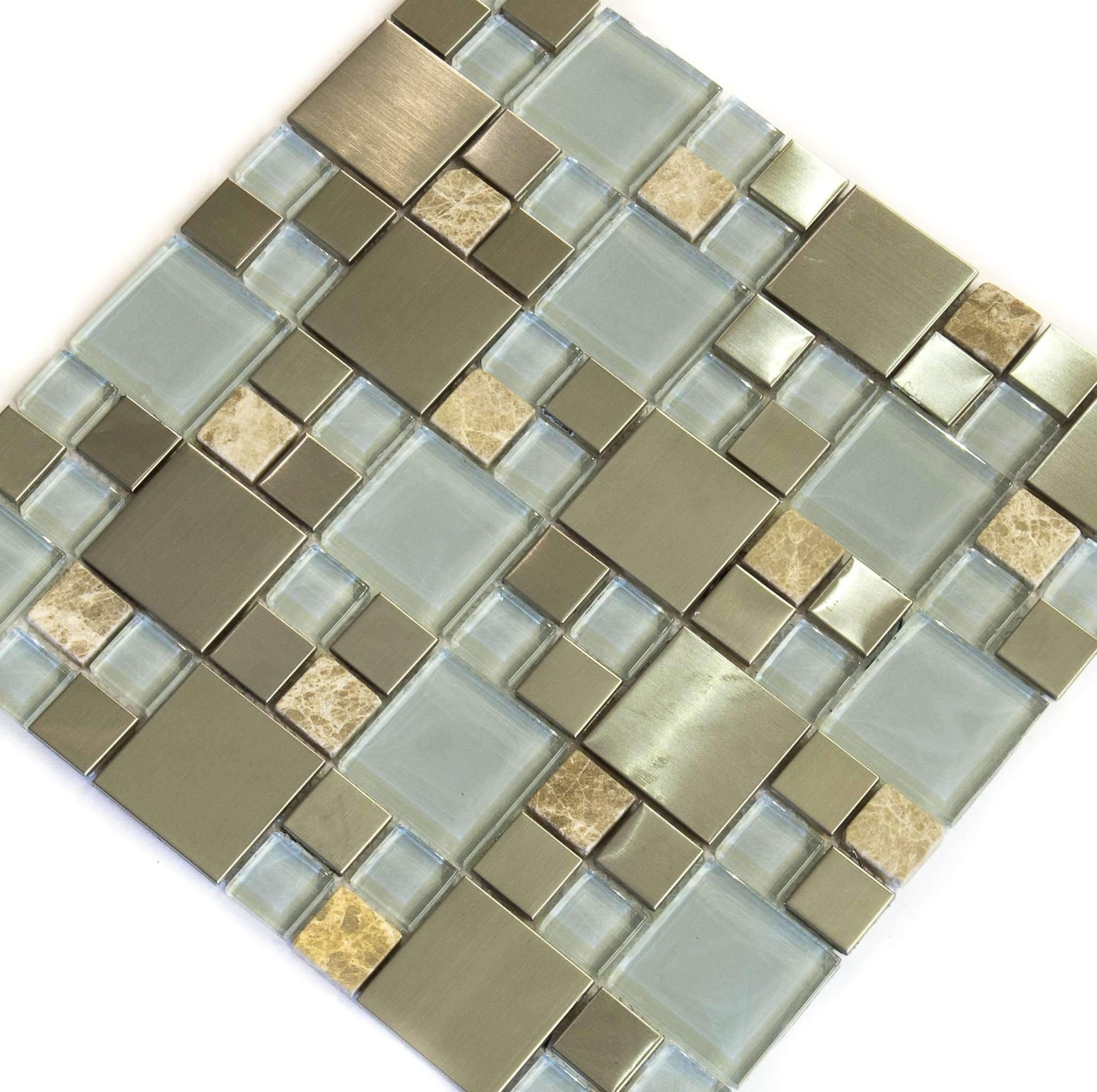 Urban Edge - Glass + Steel Mix cheap stone veneer clearance - Discount Stones wholesale stone veneer, cheap brick veneer, cultured stone for sale
